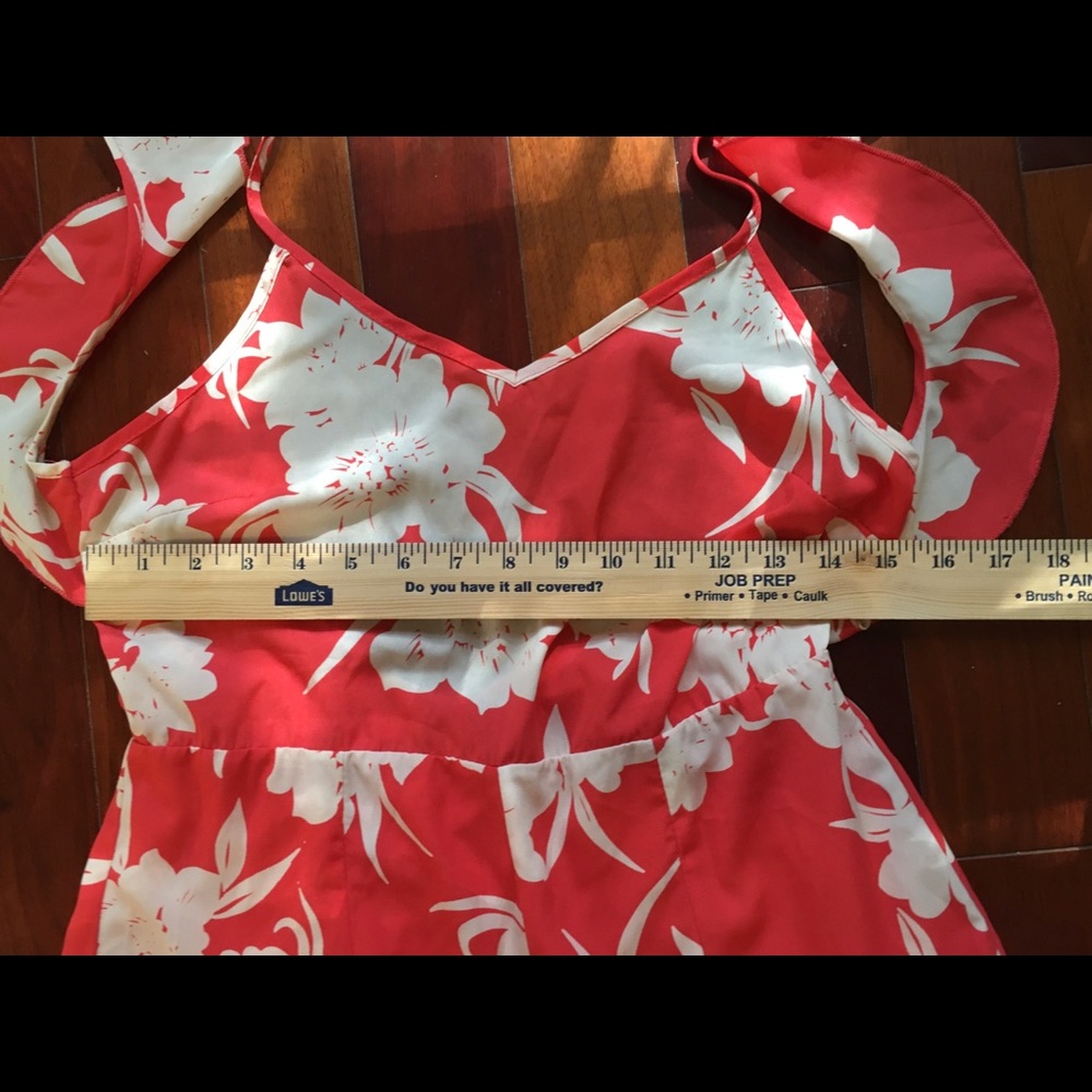 Henrigirl Floral Scoop Back Ruffle Romper - Picture 8 of 10